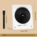 Acrylic Calendar 2026, Creative Modern Minimalist Style Rotating Disc Perpetual Desk Calendar, Acrylic Calendar Desktop Decoration for Women, Home Office Decor Shelf Decoration, Reusable Annually (White)