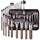 DUcare Makeup Brushes Professional with Bag 22Pcs Makeup Brush Set Premium Synthetic Kabuki Foundation Blending Brush Face Powder Blush Concealers Eye Shadows with Case