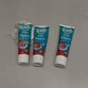 Tom's of Maine Natural Kid's Fluoride Free Toothpaste, Ages 2+, Silly Strawberry, 5.1 oz. 3Pack (back in original formula)