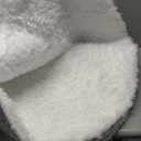 OLANLY White Round Rugs for Bedroom - Machine Washable, 5 ft Circle Area Rugs for Living Room, Soft and Fluffy Shaggy Carpet for Teen Girls and Boys, Nursery Rooms, Dorms, Home Decor Aesthetic