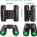 POLDR 12X25 Small Pocket Binoculars Compact Adults,Mini Kids Binoculars Boys for Bird Watching,Concert Theater Opera