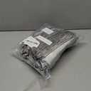 Kamoor Round Outdoor Tablecloth with Umbrella Hole and Zipper Wood Texture Elastic Table Cover Waterproof Outdoor Table Cloth for Patio Picnic Camping Fits 44-48" Diameter Round Tables