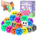20 Pack Colorful Mini Stress Balls Set, Squishy Balls Fidget for Adult, Squeeze Balls Bulk, Birthday Gifts Party Favors Goodie Bags Stuffer Anxiety Stress Relief
