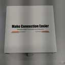 2025 Upgraded Wireless HDMI Transmitter and Receiver, LED Display, 4K Decode 1080P@60Hz Ultra HD Video Output, Plug&Play 5G+2.4G for Video and Audio to Monitor from PC/Projector/TV Box (Grey)