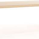 Flash Furniture Wren Adjustable Classroom Activity Table for School and Home, Plastic Activity Table for Kids, 23.625" W x 47.25" L, Natural (Set of 1)