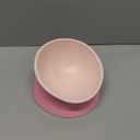 DZXZY French Bulldog Food Bowl, Slanted Tilted Pug Dog Bowl,Non-Slip Pet Feeder for Frenchie, Shih Tzu, Flat Faced Small Dogs, Puppies,Cat(Pink, M -2 Cup)