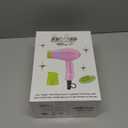 Travel Hair Dryer  Lightweight, Portable Dual Voltage Mini Blow Dryer for Women and Men with Foldable Handle, and Nozzle for Targeted Styling - Works on Short and Long Hair