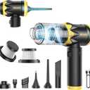 Mr.ego Car Vacuum Portable Cordless, 18500Pa Hand Held Vacuum Cleaner and Air Duster, 4-in-1 Mini Vacuum with Multi-Nozzles for Small Jobs, Car, Home, Desk, Keyboards (Black)