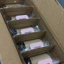 M MCIRCO [10-Pack Meal Prep Containers with Snap Locking Lids, Glass Airtight Lunch, Food Storage Containers, Microwave, Oven, Freezer and Dishwasher Friendly, Pink