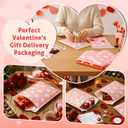 Tinlade 100 Pack Pink Bubble Mailers 6x10" Pink Heart Padded Envelopes Usable Size 6x9" Peel and Seal Waterproof Poly Mailers for Packaging, Shipping, Small Business, Boutique
