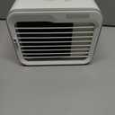 BLACK+DECKER Desktop Air Cooler, Personal Portable Fan with 3-Speeds, Evaporative Air Cooler with 0.5L Water Tank, Air Cooler Fan for Desk, Home, Office, Bedroom, and more, BDMC10, White/Gray