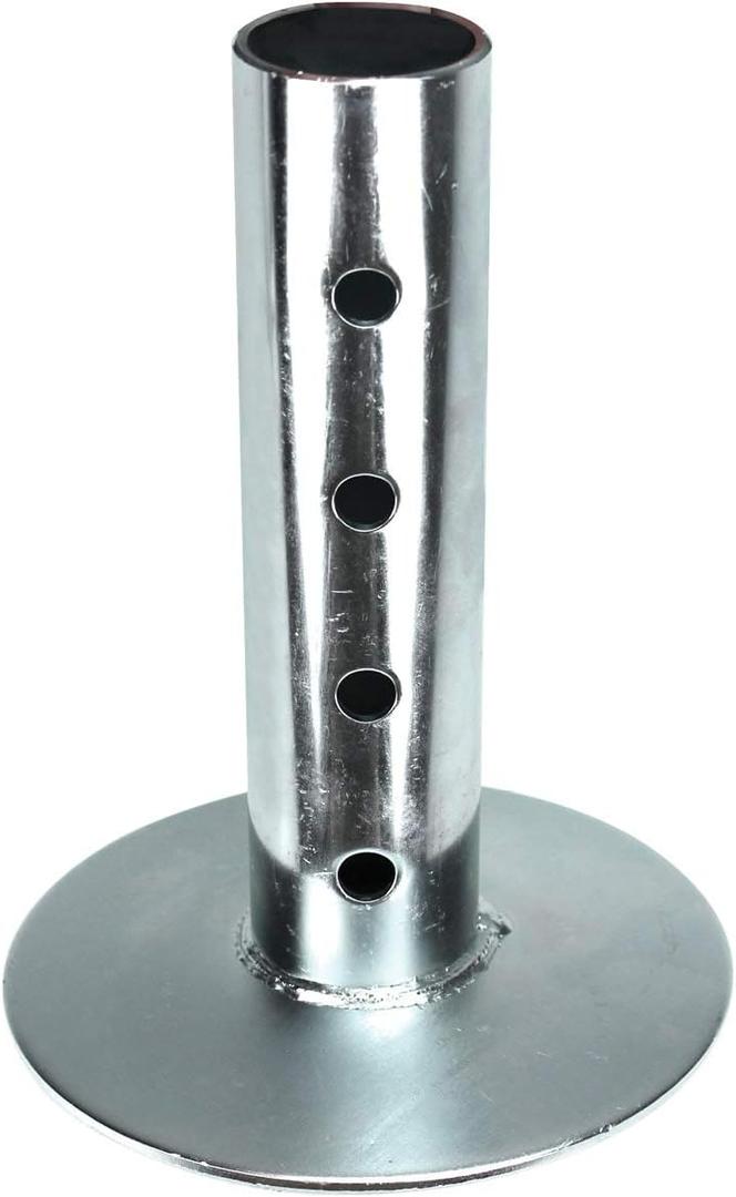 Quick Products JQ-FP Replacement Removable Foot Pad for Electric Tongue Jack, Silver