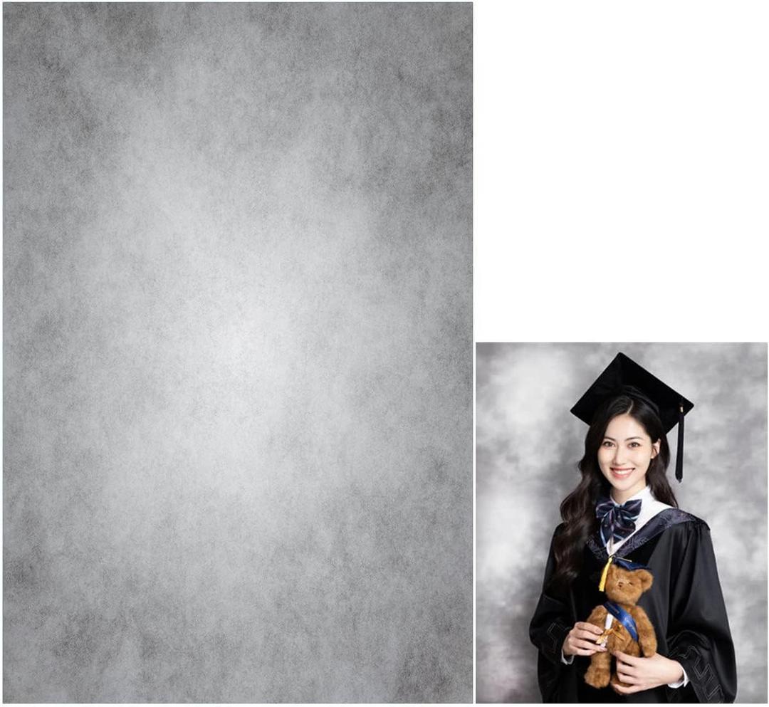 8x10ft Gray Abstract Photography Backdrops Grey Portrait Photo Studio Prop Background for Photographyer Ash Texture Backdrop for Party (TT-S0322)