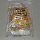 Aliceset 20 Pcs Softball Clear Gift Bag with Handles Plastic Soft Ball Goodie Sport Theme Party Favor Team Treat Bag for Birthday Team Snack, 8 x 8 x 3.15''