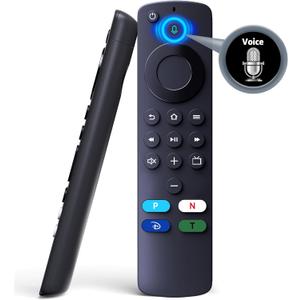 PZL L5B83G (3rd Gen) Replacement Voice Remote for AMZ Smart TVs Stick 2rd Gen/3rd Gen/Lite/4k, TV Cube 1st Gen/2nd Gen, AMZ Smart TVs 3rd Gen