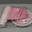 175 PCS Pink Gingham Party Supplies Includes Pink Gingham Paper Plates, Cups, Napkins, Cutlery for Baby & Bridal Shower, Wedding, Birthday Party, Outdoor Picnic, Serves 25