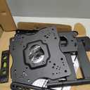 Amazon Basics Full Motion Articulating TV Wall Mount, with Swivel and Tilt, for 26" to 55" TVs and Flat Panels up to 80 Lbs, VESA Compatible, Black