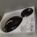 30" Retractable Ceiling Fan with Light, RGB Modern Fandelier 6 Speeds Reversible Blades Dimmable Remote App Control Memory Timer Black