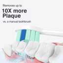 Replacement Toothbrush Heads for Philips Sonicare Replacement Heads,Electric Replacement Brush Head Compatible with Phillips Sonicare Toothbrush C2,4100,C1,C3,G2,G3,A3,for Philips Sonic Care,1 Pcs (Green and White)