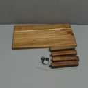 Acacia Wooden Desktop Organizer Shelf Kitchen Cabinet and Counter Riser Display Shelf for Top of Desk Home Office Bathroom Coffee Table Display Stand