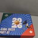 Soccer Fan Gear Set for 2026 World Tournament, Soccer Party Favors Kit with Flag,Scarf, Face Paint, Clapper, Horn&Glasses,Supporter Accessories for Game Day, Sports Event, Gift