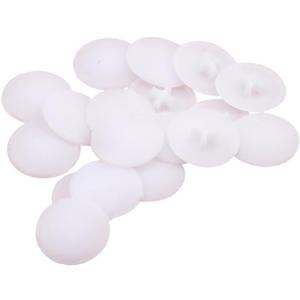 100 Pcs Plastic Lock Fastener Caps Furniture Cam Cap Lock Nuts Cap Decorative Screw Caps Covers Cabinet Screw Hole Plugs Covers White