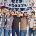 Supervitae 51 Pcs Truck Driver Birthday Party Decorations Semi Truck Appreciation Week Construction Party Banner Hanging Swirls Wall Holiday Transportation Theme Celebrating Events for Men Supplies