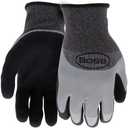 BOSS Men's Tactile Barrier Dual Layer Latex Coated Work Gloves, Water Resistant, Superior Grip, Tear Resistant