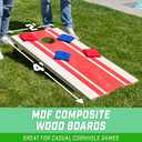 GoSports Portable Cornhole Sets, 8 Styles Choose 4 x 2 ft or 3 x 2 ft - Boards Include 8 Bean Bags, Travel Case, and Game Rules
