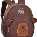 Simple and modern school backpacks suitable for girls, lightweight and durable student backpacks suitable for girls (brown, Large)