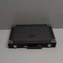 Backgammon Sets for Adults, 15 Inches Backgammon Board Games for Adults, Leather Backgammon Sets for Family & Travel, Checkerboard Design, Grey and Black