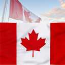 Canada Flag 5x8 FT, Large Canadian Flags Durable Embroidered Maple Leaf with Vivid Color, Triple Stitching, Canvas Header and Brass Grommets for All-Weather Outdoor Display