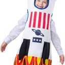 Dress Up America Rocketship Costume for Kids - Space Shuttle Costume - Spaceship Dress Up, Size: T4/S