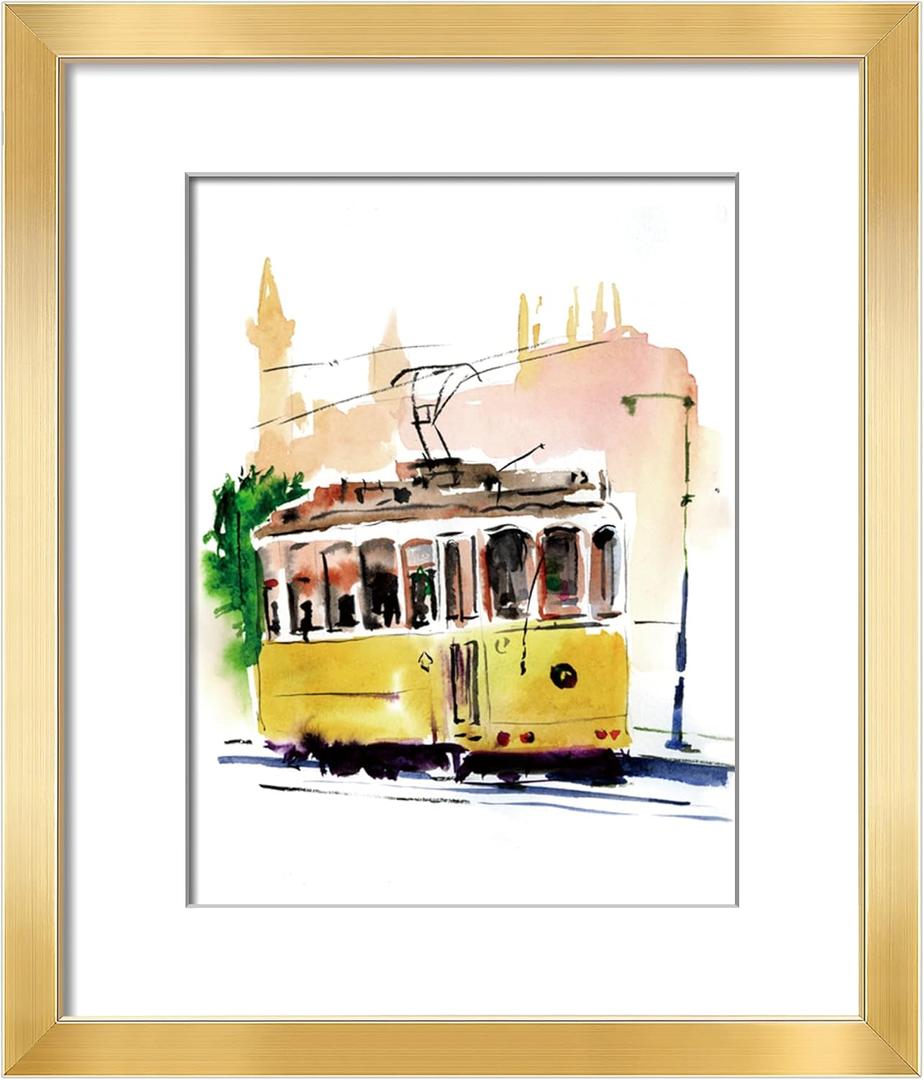 Annecy 11x14 Picture Frames (1 Pack, Gold), Simple Designed Photo Frame, For Pictures 11x14 for Wall Mounting, Classic Simple Home Office Decor