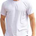 Men's Rash Guard Swim Shirts UPF 50+ Short Sleeve Fishing Quick Dry Beach-Recommended Larger one (M)