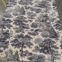 LIVEBOX 5x7 Area Rugs for Living Room, Washable Black and White Rug for Bedroom Dining Room Kids Room Soft Low Pile Non Slip, Vintage Animal Jungle Unique Classic Print Carpet Home Décor