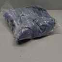 LOVQUE 100% Washed Cotton Duvet Cover Twin Size, Denim Blue Fade-Resistant Natural Bedding Set (No Comforter), 68x90 Inches