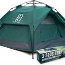 Reactive Outdoor Tent - 3 Second Tent - 3 Sec Instant Pop Up Tent - Easy and Quick Setup Camping Tent - 1 Person Setup Waterproof Double Layer Outdoor Camping Tent, Small