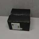 Nervure 50 Pack White Plastic Bowls with Gold Rim - 12oz Disposable Soup Bowls - Heavy Duty Dessert Bowl, Salad Bowl Perfect for Weddings, Parties, Thanksgiving and Everyday Use