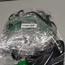 Thicken Clear Luggage Cover Protector, 24" PVC Luggage Covers for Suitcase Waterproof Dustproof Anti-scratch Travel Suitcase Covers Case for Wheeled Luggage (Clear-Black Frame)