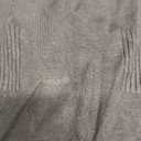 AKEWEI Womens V Neck Sweater Short Sleeve Lightweight Knit Summer Fall Tops with Decorative Buttons S Black