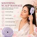 Electric Spray Air Cushion Massage Comb,5 in 1 Rechargeable Steam Brush for Hair,Self-Cleaning Detangling Anti-Frizz Hair Brush for Scalp Massage&Smooth Hair,Portable Travel Hairs Styling Tool(Pink)
