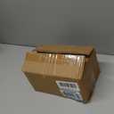 FactorDuty 3 inch Heavy Duty Polyurethane Caster Wheels Rigid Fixed None Swivel Industrial Grade Solid Low Profile Smooth and Silent 3000LB Capacity Pack of 4