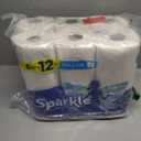 Sparkle Pick-A-Size Paper Towels, 6 Double Rolls (660 Sheets Total) - Strong 2-Ply Towels for Kitchen Cleanup and Everyday Messes