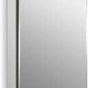 Kohler CB-CLC2026FS Frameless Bathroom Mirror Medicine Cabinet, Single Door, Rectangular Beveled Edge Frame, Bathroom Cabinet Mirror, Adjustable Shelves, 20 in. W x 26 in. H