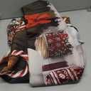 7x5ft Christmas Hot Cocoa Backdrop Candy Shop Snowman Photography Background Winter Christmas Party Photo Props for Baby Shower Birthday Family Party