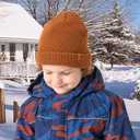 Bebila Baby Beanie Toddler Infant Winter Hats Knit Warm Caps for Boys Girls (6-36 Months, Black+caramel+khaki)