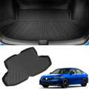 powoq TPE Trunk Mat Compatible with 2022-2026 Honda Civic Sedan Cargo Liners All Weather Cargo Mat Trunk Liner Replacement for 2022 2023 2024 2025 2026 Honda Civic Accessories