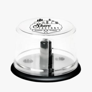 The Shave Factory Neck Strip Dispenser, Neck Strips Case, Neck Covering Paper Case Container, Clear (1 Count (Pack of 1))