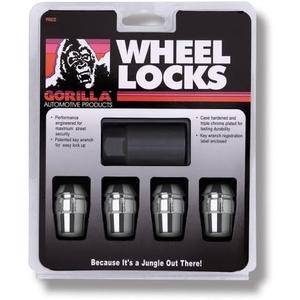 Gorilla Automotive 71631N Acorn Wheel Locks (12mm x 1.50 Thread Size) - Pack of 3